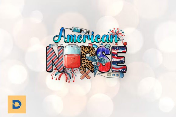 A Design Review of the American Nurse Sublimation July 4th PNG