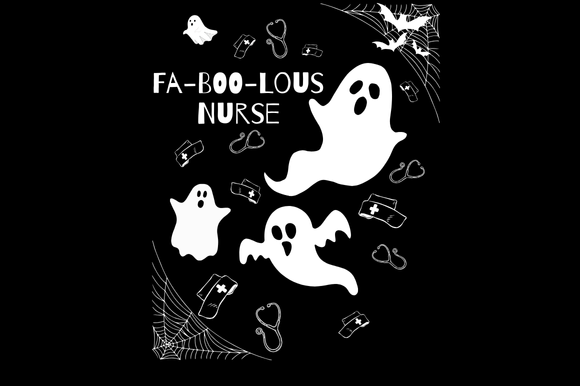 A Designer’s Take on the Fa-BOO-Lous Nurse Graphic