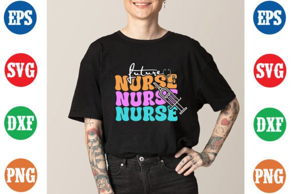 A Groovy Design with Nurse-Themed Heart