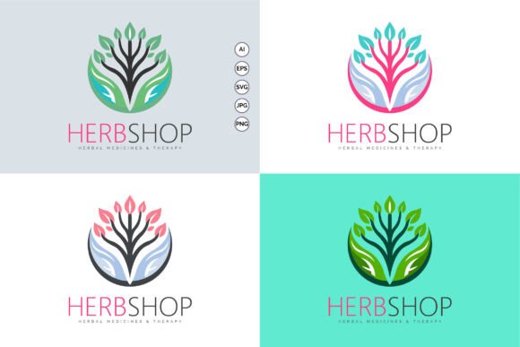 Evaluating an Herbal Shop Logo for Embroidery