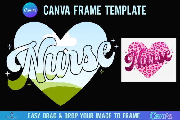 Nurse Valentine Canva Frame Heart Love: A Designer's Hands-On Review